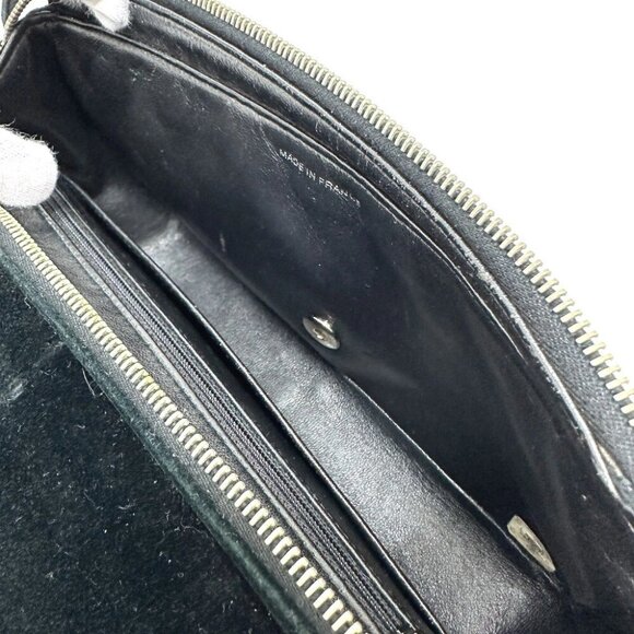 CHANEL Matelasse Backpack Chain Backpack Velor Black - Picture 3 of 15